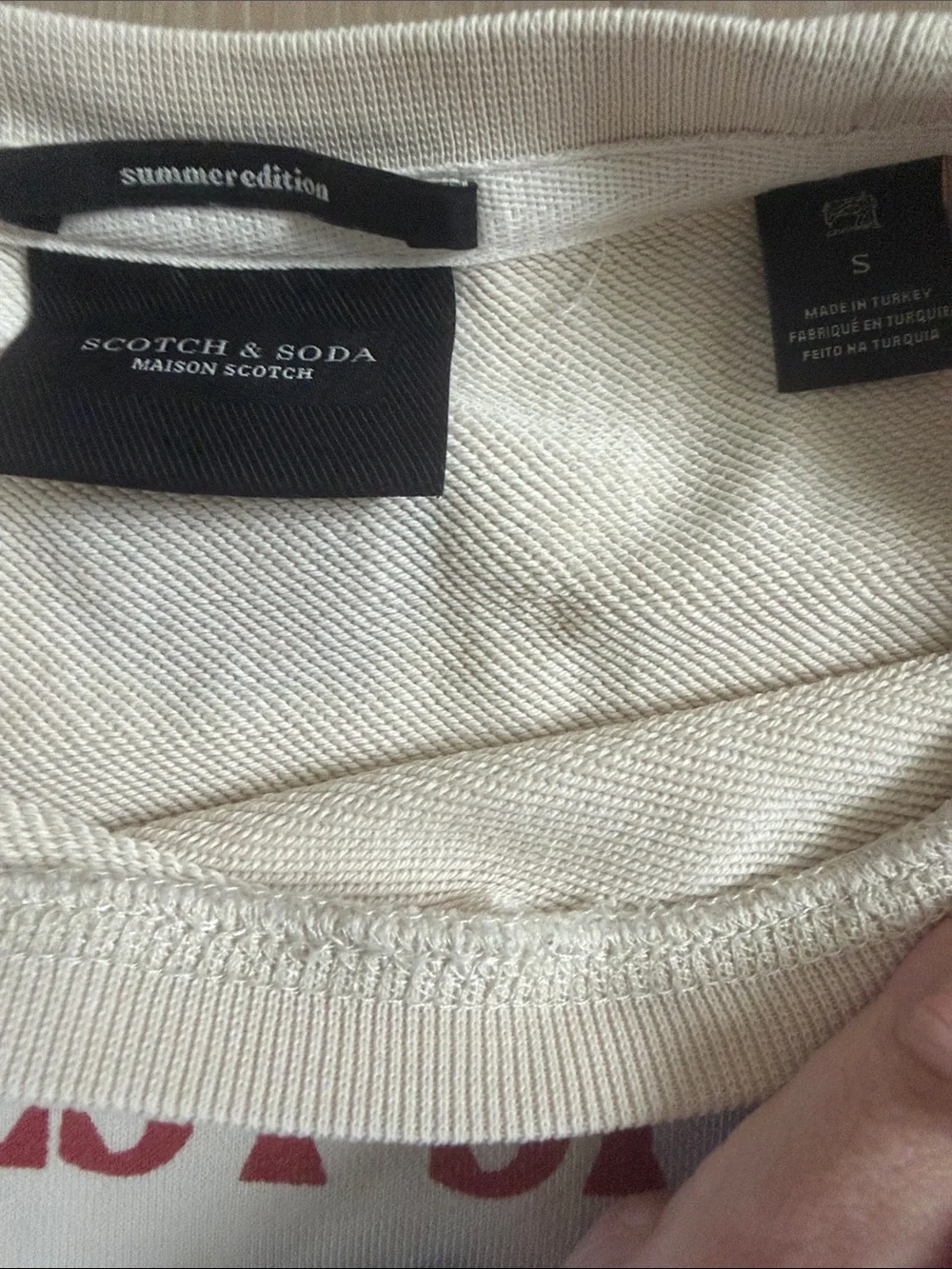 Scotch & Soda C’est Si Bon Sweatshirt | Mason Scotch Summer Edition Pullover S - Picture 7 of 8